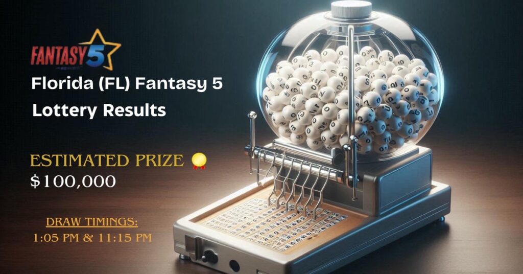 Florida Fantasy 5 Lottery Results